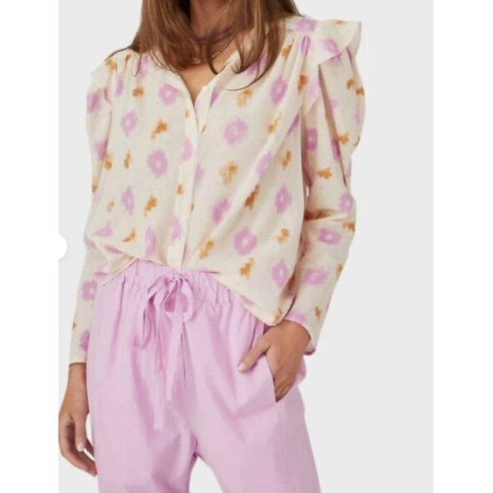 Xirena Button Down Lottie Shirt Sz Small